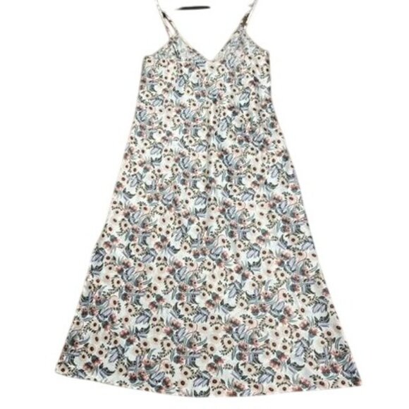 Chelsea28 Floral Midi Slip Dress w/Adj Spaghetti Straps - Med - Beach * Casual - Picture 2 of 8